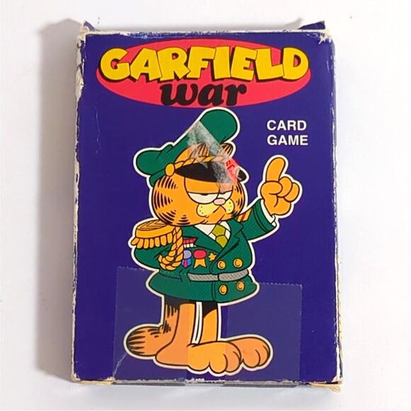 Vintage 1978 Garfield The Cat Comic Strip War Card Game Deck Complete 36 Cards - Picture 2 of 3